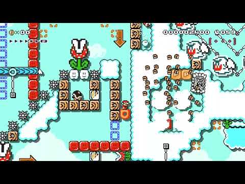 ▽天空の機械庭園△ SKY GARDEN 【Athletic】 by Sorαnamidα 🍄 Super Mario Maker 2 ✹Switch✹ #bkn