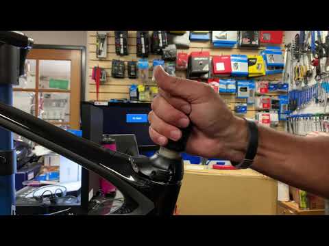 Specialized Roubaix Future Shock removal for crash inspection and routine service.