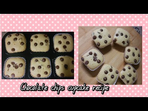 Chocolate chips cupcakes recipe || Traditional food channel #youtubevideo