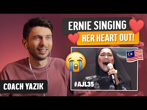 YAZIK reacts to GUNDAH Ernie Zakri | AJL35 BEST VOCAL