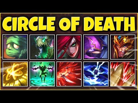 CIRCLE OF DEATH COMP 2019 (NUKE ENTIRE TEAMS) THE MOST OP COMP EVER - League of Legends