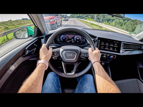 2023 Audi A1 Sportback [30 TFSI S tronic 1.0 110HP] |0-100| POV Test Drive #1806 Joe Black