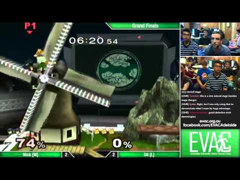 EVAC - Nick (Marth) vs Oli (Fox) - Grand Finals - SSBM