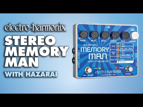 Electro-Harmonix Stereo Memory Man with Hazarai Delay / Looper Pedal (Spanish Demo)