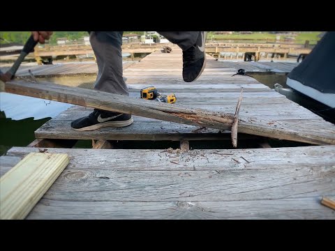 How to Repair a boat dock ~ {Ep 135}
