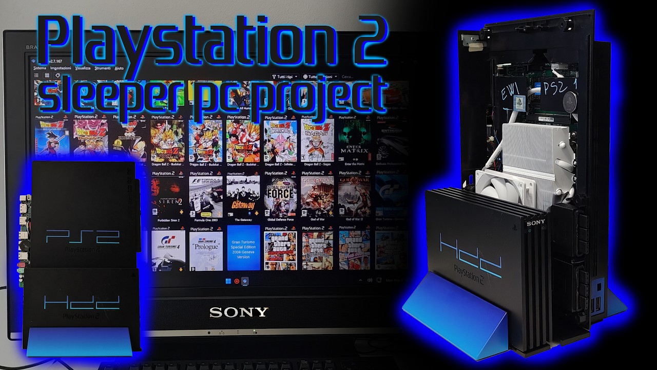 BUILD SLEEPER  PC PLAYSTATION 2 PROJECT