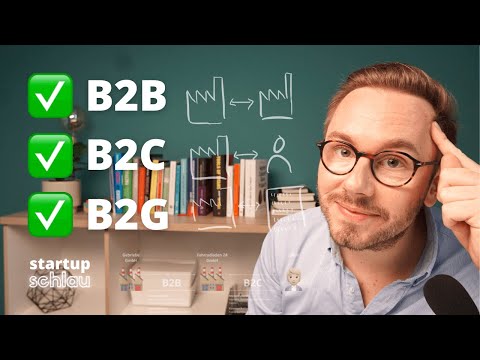 Was bedeutet B2B, B2C und B2G? Einfach erklärt in unter 5min