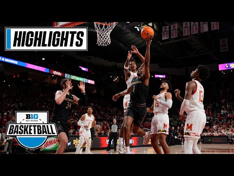 Northwestern at Maryland | Highlights | Big Ten Men's Basketball | Feb. 26, 2023