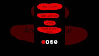 Lean on me • Bill withers [@KingOfUtah]