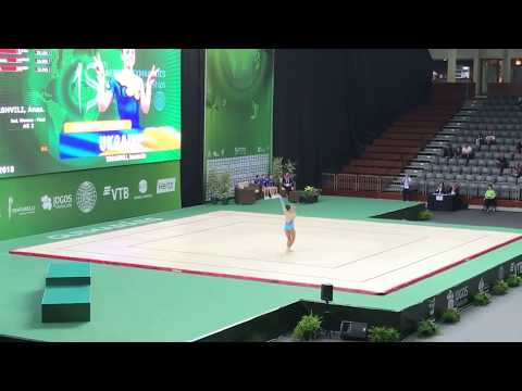 IW AG2 Anastasiia Kurashvili (UKR) - Silver medal - World Age Group Competitions final 2018