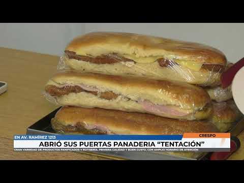 Crespo   Abrió sus puertas panadería y rotisería 'Tentación', en Ramirez 1213