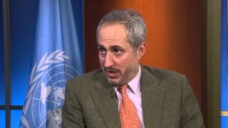 World Radio Day 2014 - interview with Stephane Dujarric video
