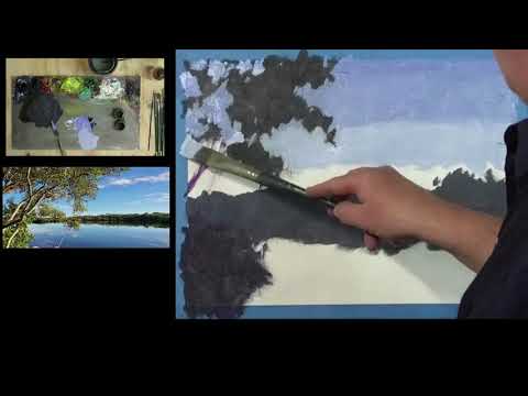 Learn To Paint TV E116 - River Reflections. Paint River Reflections For Beginners
