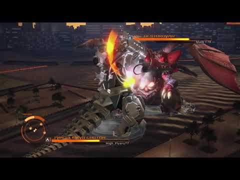 GODZILLA PS4: Type-3 Kiryu vs Destroyah