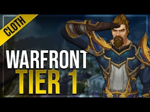 Warfront Tier 1 Cloth Armor & Weapons | Alliance | Battle for Azeroth!