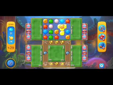 Fishdom 5744 Super Hard Level - NO 💣🧨💥