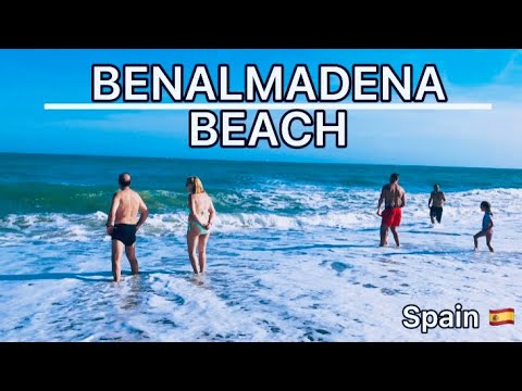 Benalmadena Beach Walk Tour October 2021, Malaga Costa Del Sol