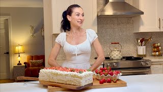 Classic Strawberry Cake | My New ZACME Commercial Mixer | Heghineh