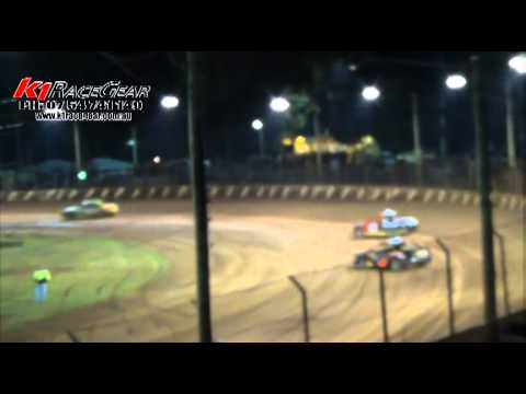 Modified Production - Heat 8 - QLD Title - Maryborough Speedway - 09.06.12