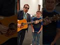RALPH STANLEY 2 PLAYING A TUNE FOR LITTLE JOHN DEANS BACKSTAGE. 8 - 11- 2018