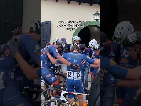 Ya inicio la tercera etapa de la vuelta ciclística Trujillo , ruta Isnotu-Pampan.