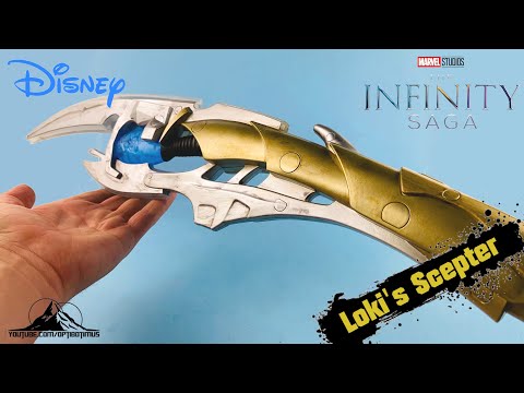 Disney Parks Marvel LOKI'S SCEPTER Light-Up Replica Video Review