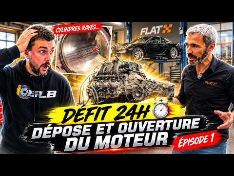 24H pour refaire un moteur Porsche chez Flat 69… Le défi tourne mal !