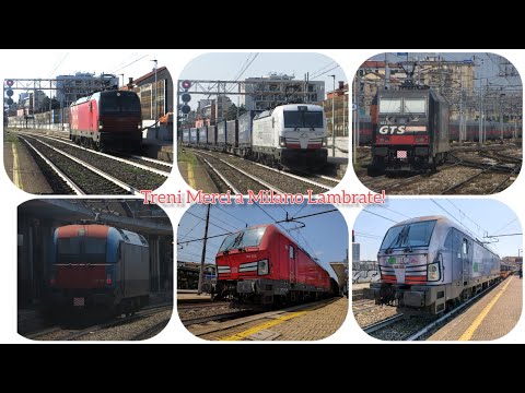 Una Grandissima Raccolta di Treni Merci In Transito a Milano Lambrate!