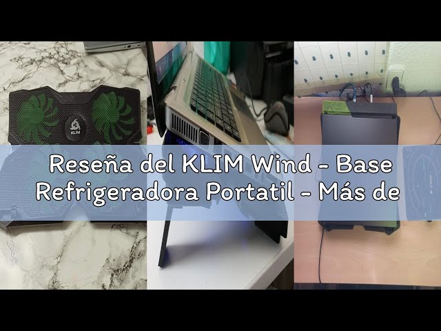 Vídeo relacionado con KLIM Wind - Base Refrigeradora Portatil - Más de 500.000 Unidades vendidas - Nuevo - La más Potente - Refrigerador Portátil de 4 Ventiladores a 1200 RPM con Soporte - PS4 PS5 - Azul