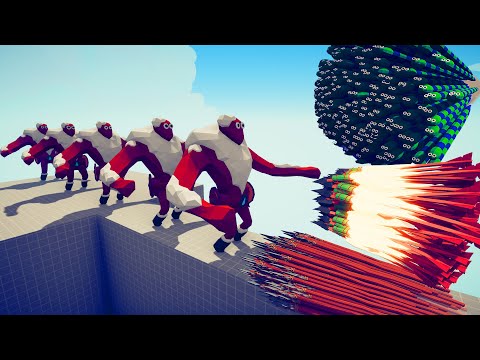 5x ICE GIANT vs EVERY GOD | TOTALLY ACCURATE BATTLE SIMULATOR - TABS