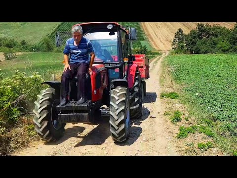 Yamada Kalan Traktörün Önüne Binen Çiftçi Traktörün Yamadan Çıkmasını Sağladı - Tümosan 8085