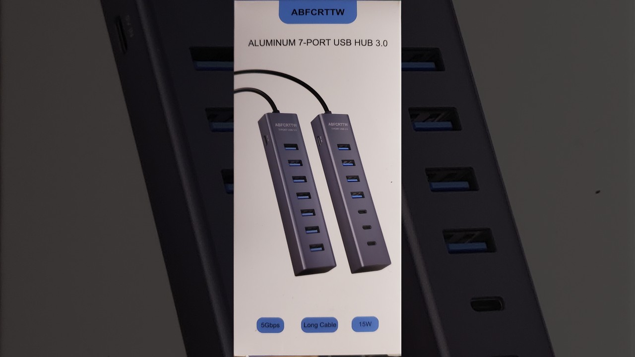 ABFCRTTW (Dongguan World Pass Industrial Co, Ltd) HB437 Aluminum 7-Port USB-A 3.0 Hub Review