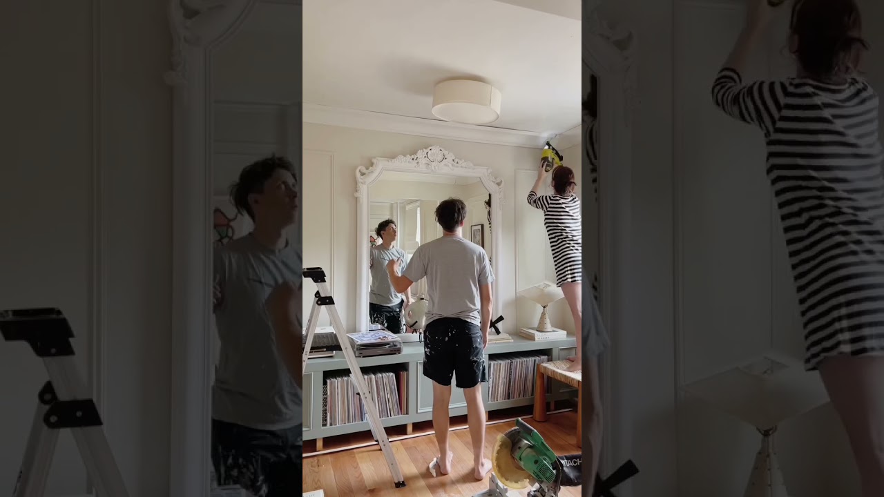 our living room before and after #homedecor #beforeandafter #nycapartment #roommakeover