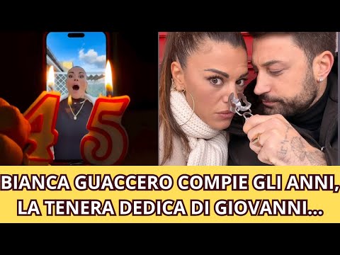 BIANCA GUACCERO COMPIE GLI ANNI, LA TENERA DEDICA DI GIOVANNI...