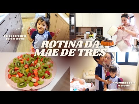 A DAY WITH ME | Morning routine with three kids + carrot cake recipe and grocery shopping