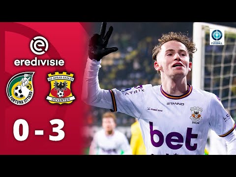 Jakob Breum trifft dreifach! Go Ahead schlägt Sittard klar | Fortuna Sittard - Go Ahead Eagles