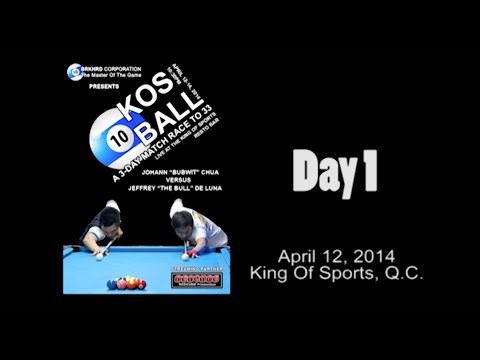 Johann Chua vs Jeffrey De Luna Day 1 | 20140412 | REDCUBE Billiards