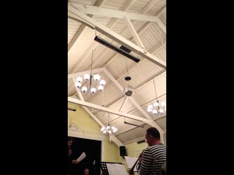 antony ferraro and the Apollo Big Band, an audio peak at rehearsals