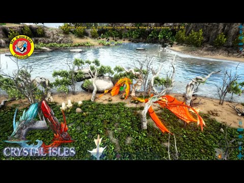 Hatching Wyvern Heir eggs, then Breeding Them - Ark Crystal Isles EP-6