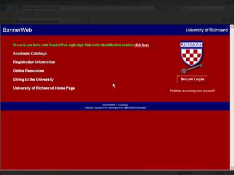 Registration Errors In Bannerweb