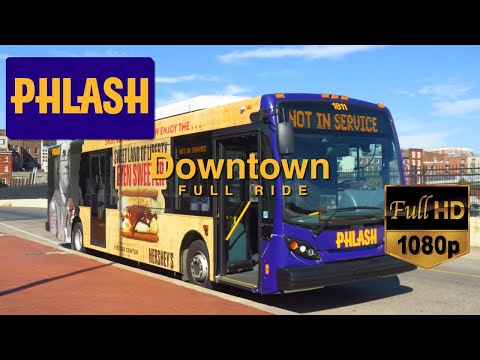Philadelphia PHLASH Downtown Loop 2019 Full Ride!