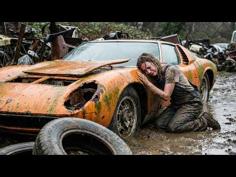 Thumbnail for This Bright Orange Lamborghini Miura SV Was Left to Rot by the Pacific Ocean by orange lamborghini