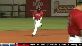 Marcus Lemon homers for the Barons