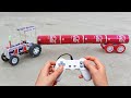 How To Make Matchbox Farming Tractor DIY Mini Tractor Amazing Matchbox Tractor Trolley 