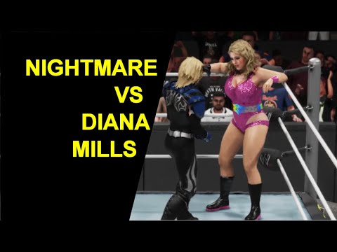 WWE 2K19 Nightmare vs Diana Mills - Knockout Match