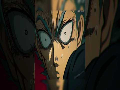 Garou Gets Scared by Saitama's power! #anime