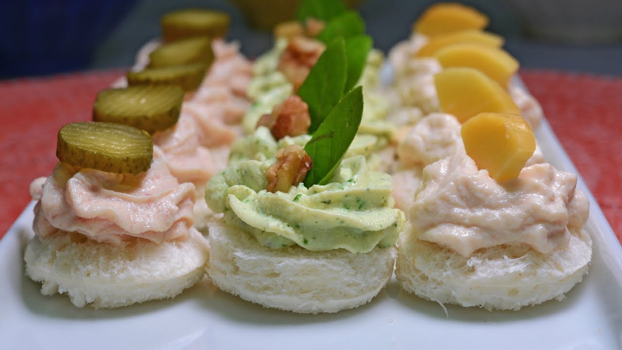 CANAPÉS COM PATÊ | 3 RECEITAS DE PATÊ FACÍLIMAS E DELICIOSAS
