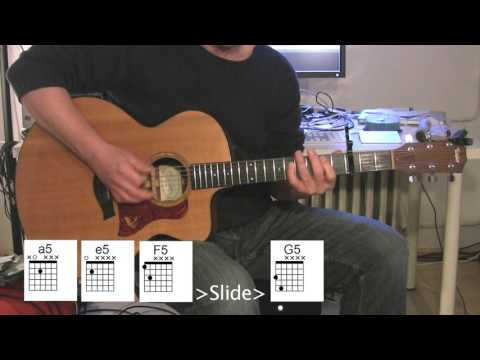 Rolling In The Deep Acoustic Cover, original vocal track, chord diagrams