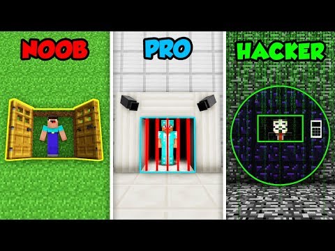 Minecraft NOOB vs. PRO vs HACKER: PRISON ESCAPE in Minecraft! Video