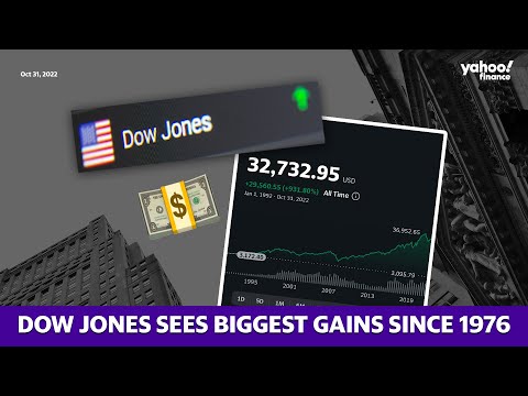 Dow Jones on track for its best month since 1976